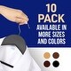 preview thumbnail 13 of 27, Wooden Clothes Hangers – with 360 Degree Swivel Hook and Non-Slip Shoulder Notch, Holds Up to 10 lbs