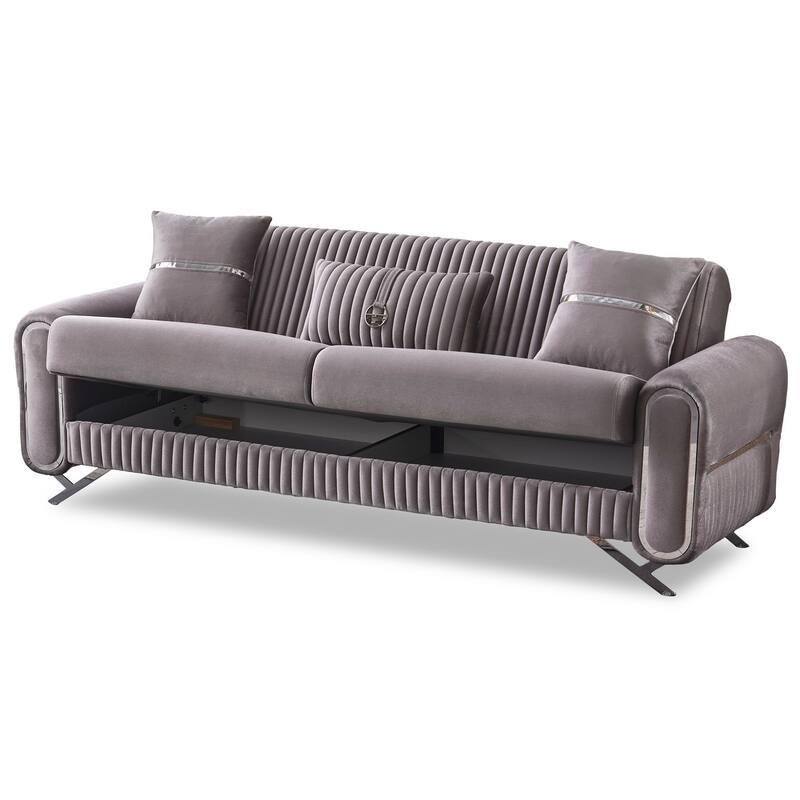 Revelstoke 4-Pieces Comfortable Sleeper Modern One Sofa One Loveseat Two Chair Living Room Set