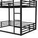 preview thumbnail 10 of 14, Metal Black Bunk Bed for Teens and Adults