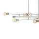 preview thumbnail 23 of 24, Cato Modern Iron Arm-Adjustable LED Chandelier, Chrome by JONATHAN Y