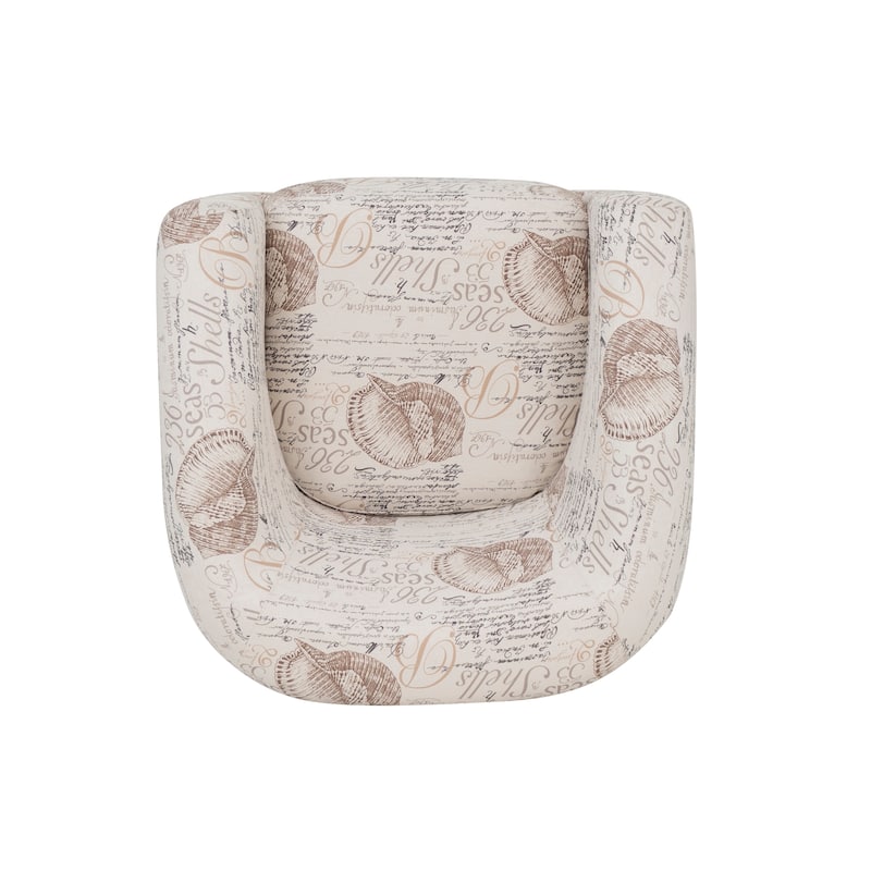 Moriarty Coastal/Beach/Ocean Inspired Swivel Accent Arm Chair