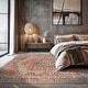 preview thumbnail 72 of 102, Medallion Flat Pile Washable Rug – Pet Friendly, Non-Slip, Perfect for Entryway, Living Room, and Bedroom