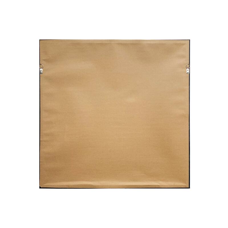 "Abstract Vision" Hand Painted Floating Framed Canvas Wall Art Print, 30x30 Inches