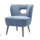 preview thumbnail 20 of 34, Dulcinea Ullna Lambskin Sherpa Upholstery Accent Chair by HULALA HOME