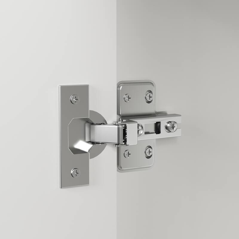 Modern 3-Door Cabinet with Adjustable Shelves