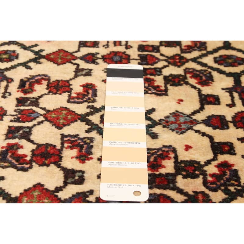 ECARPETGALLERY Hand-knotted Andelz Cream Wool Rug - 3'7 x 5'0