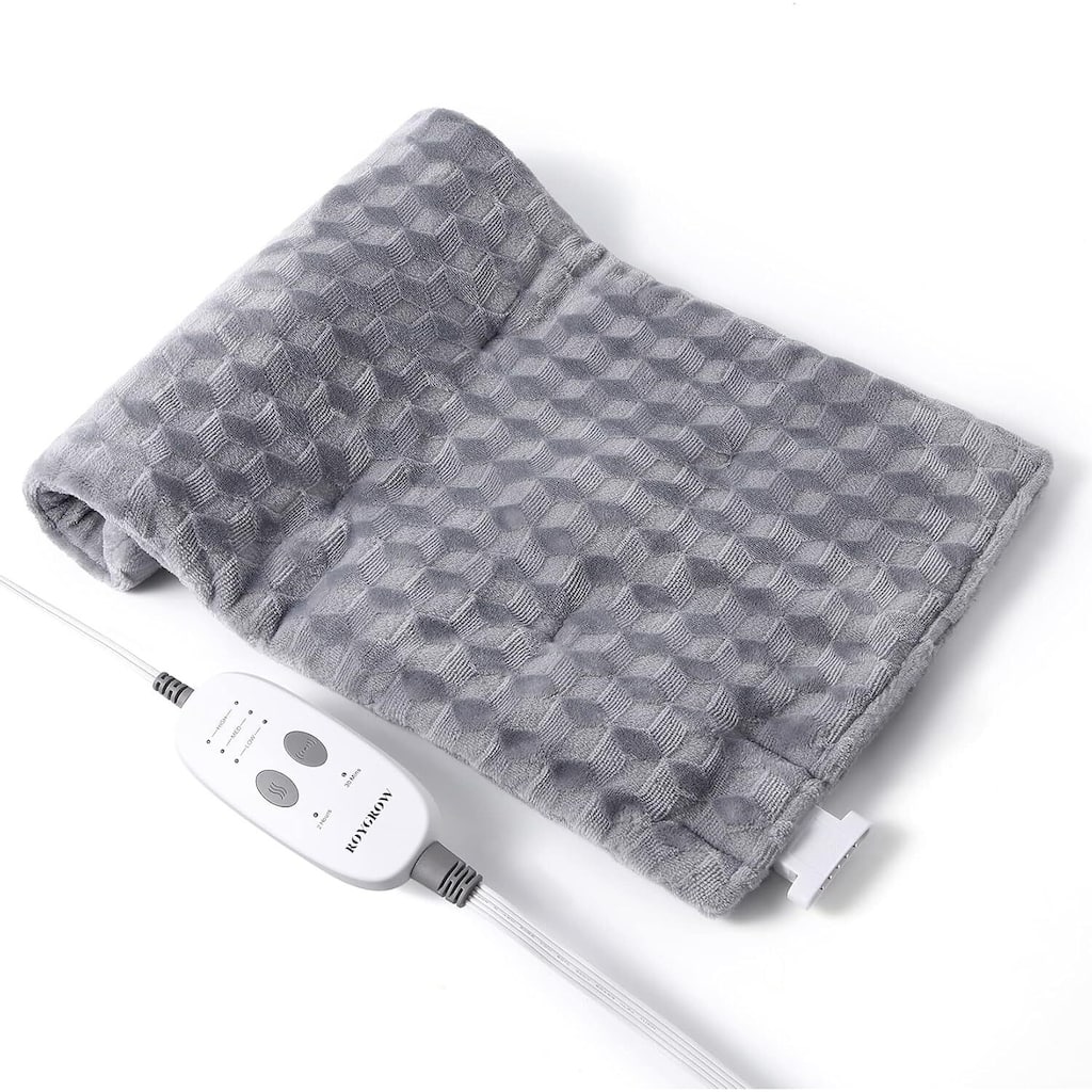 12" x 24" Portable Electric Heating Pad for Back Pain Relief
