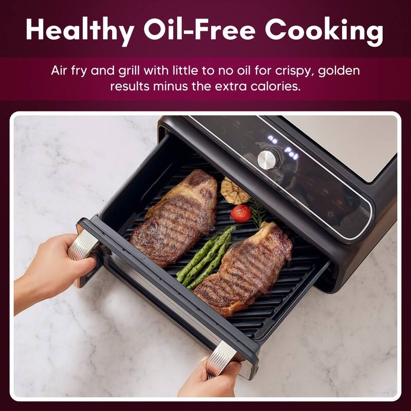 EAFL1000 11.5 Qt Indoor Grill & Air Fryer Oven - 11.5 qt