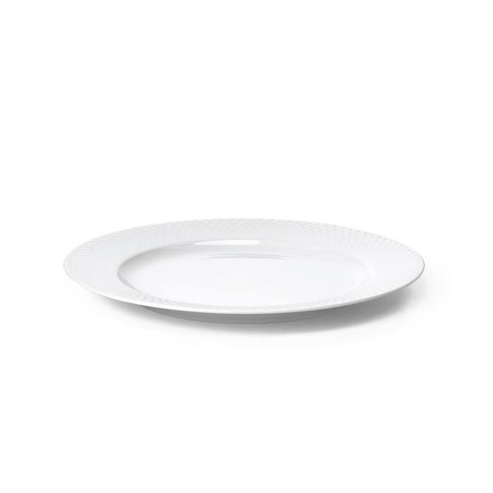 Rhombe Plate Set, White, 4 Pcs. - 9.1