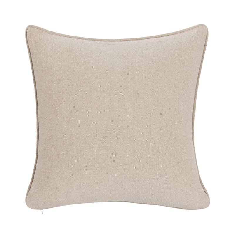 Villa by Classic Home Bedford Linen Fabric Throw Pillow