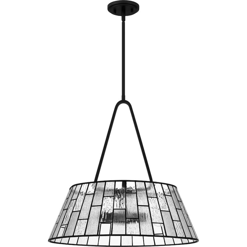 Quoizel Pendant Four Light Pendant - Matte Black