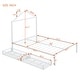preview thumbnail 2 of 75, Metal Platform Bed with 2 Drawers, Bedroom Kids Bed Frame with House-Shaped Headboard Design and Support Slats, Easy Assembly