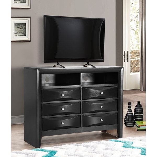 Marilla Wood Media Chest. Opens flyout.
