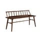 preview thumbnail 6 of 20, Middlebrook Solid Wood Low-Back Spindle Entry Bench