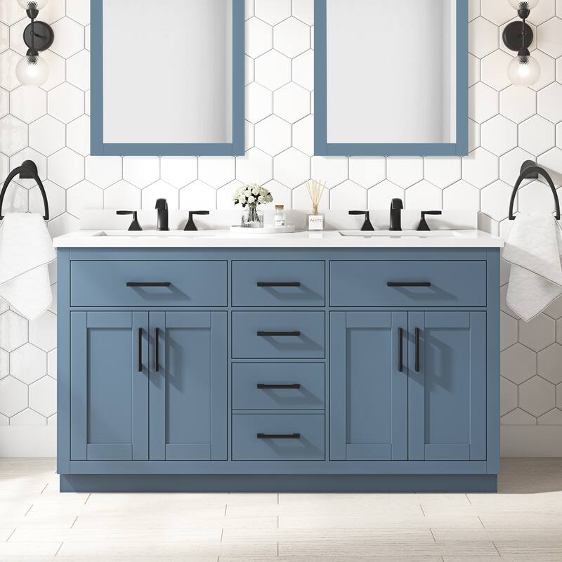 Bailey Bathroom Vanity with Power Bar