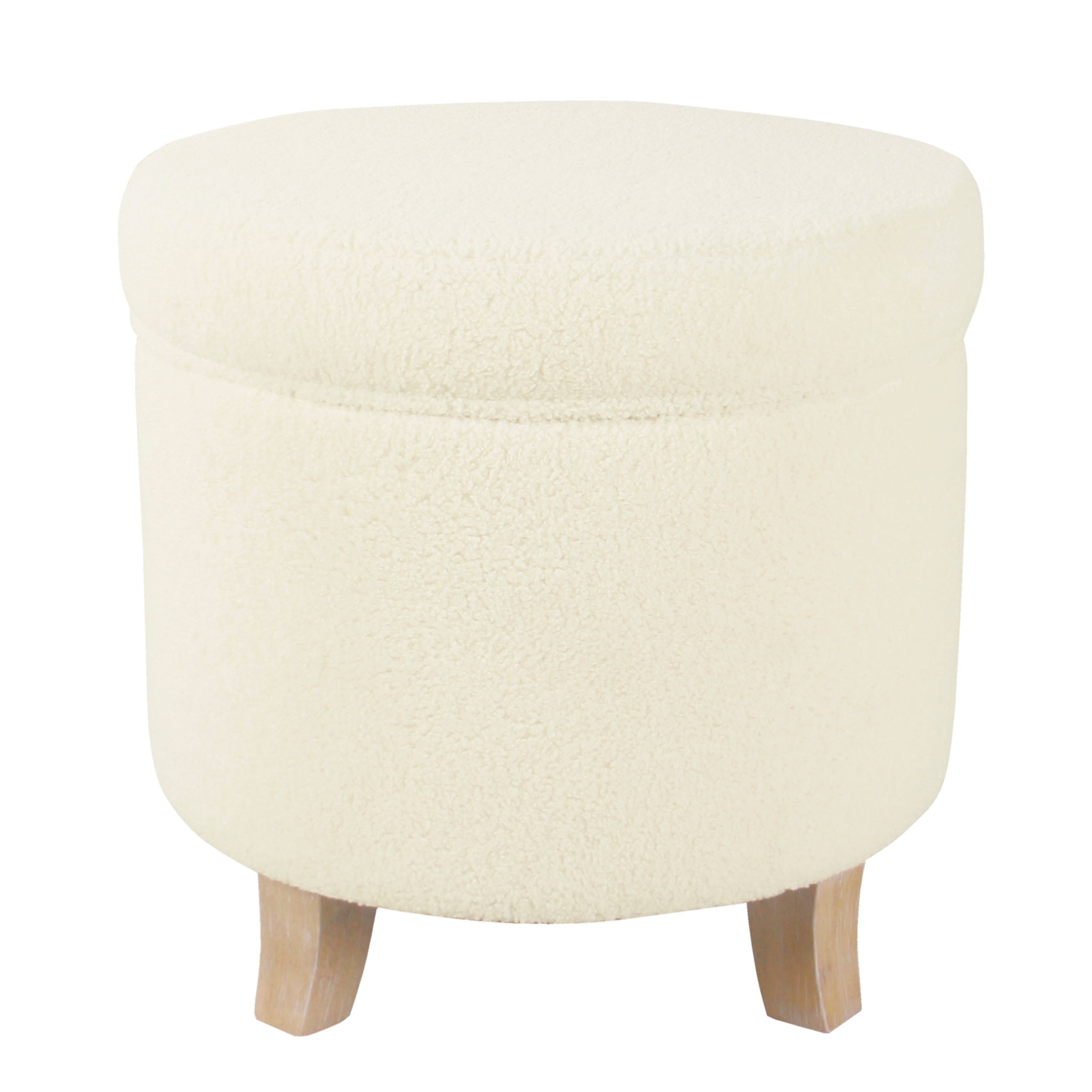 Carson Carrington Hnifsdalur Round Storage Ottoman - Picture 8 of 30