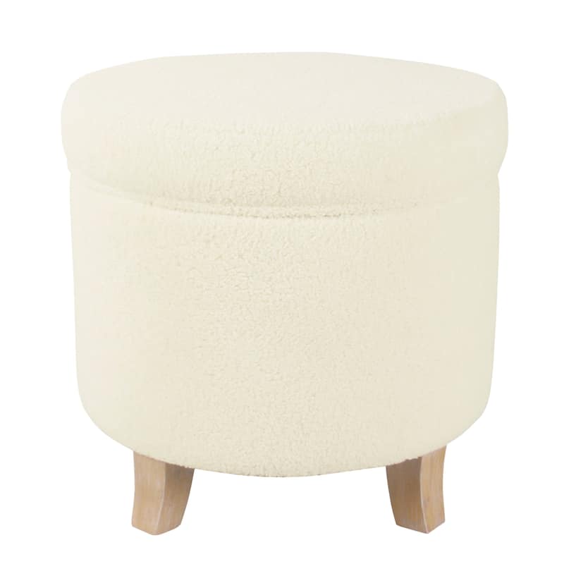 Carson Carrington Hnifsdalur Round Storage Ottoman