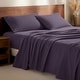 preview thumbnail 28 of 99, Bare Home Cotton Flannel Sheet Set - Velvety Soft Heavyweight California King - Eggplant