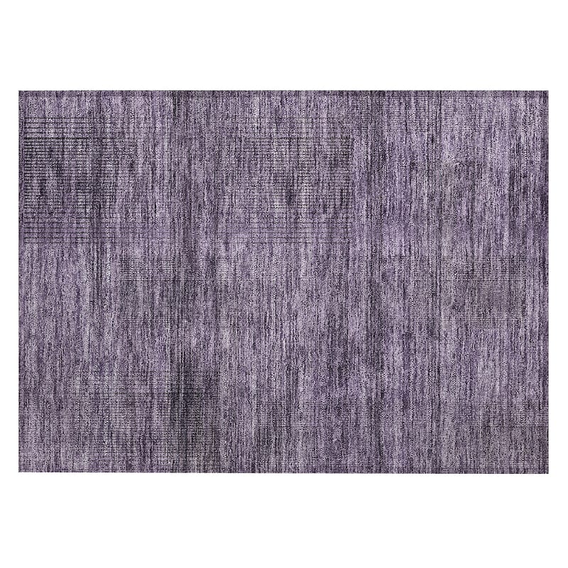 Machine Washable Indoor/ Outdoor Chantille Contemporary Imprints Rug