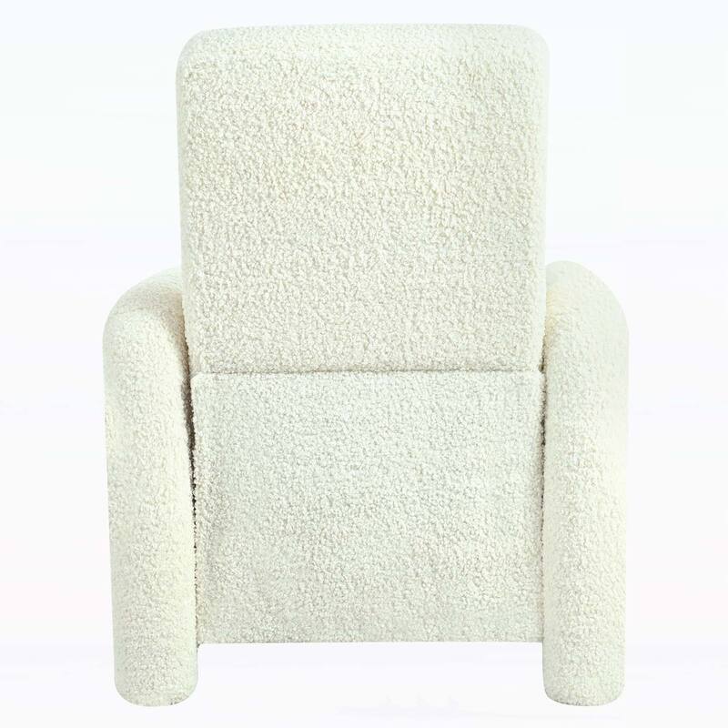 Upholstery Recliner Armchair with Adjustable Backrest, for Living Room Comfort