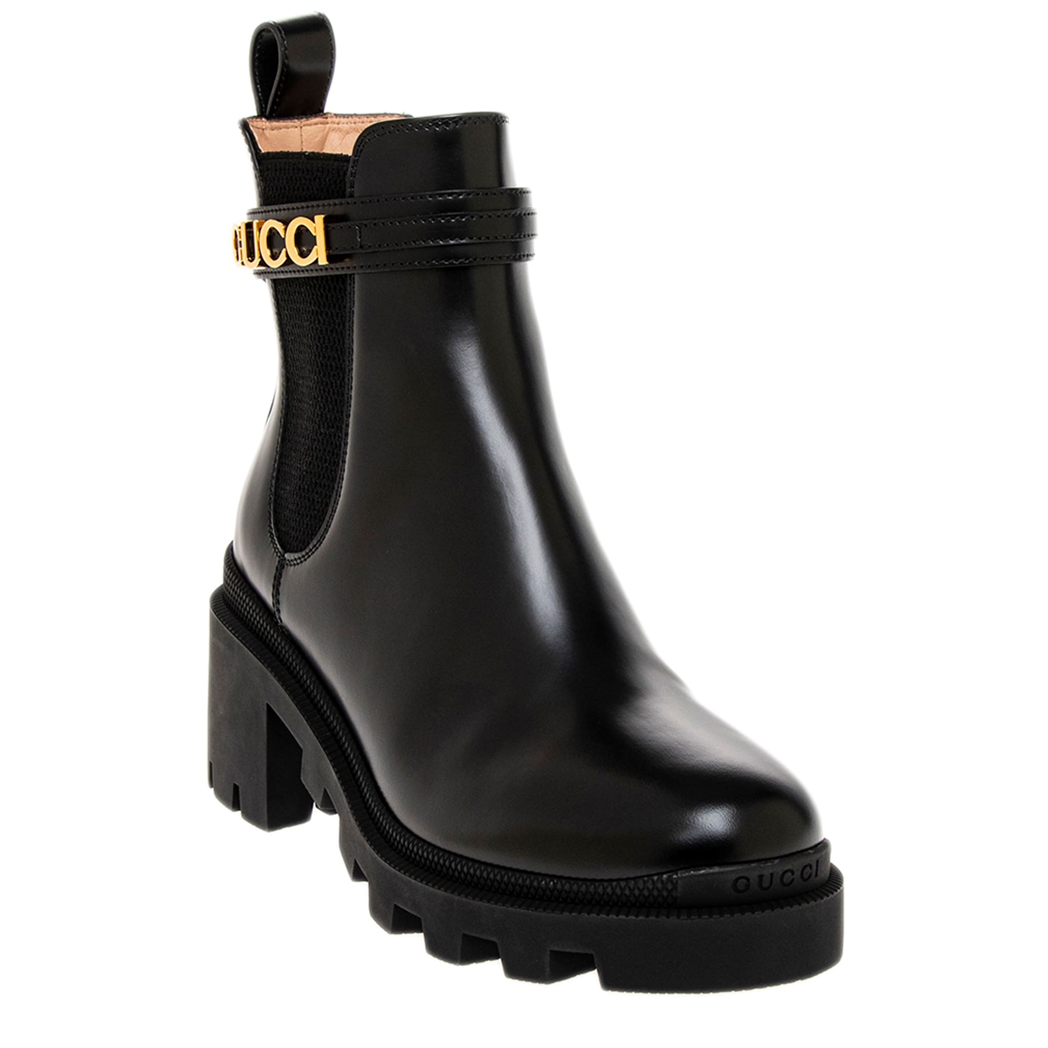 Gucci Signature Ankle Boots - Overstock - 42880418