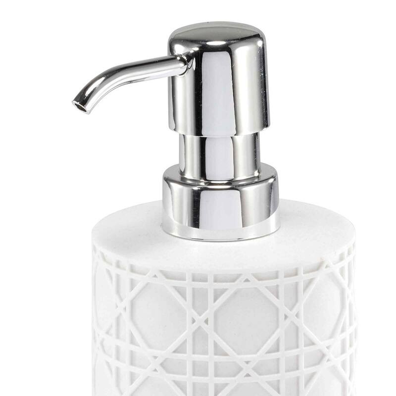 Nicole Miller Lena Lotion Dispenser - White