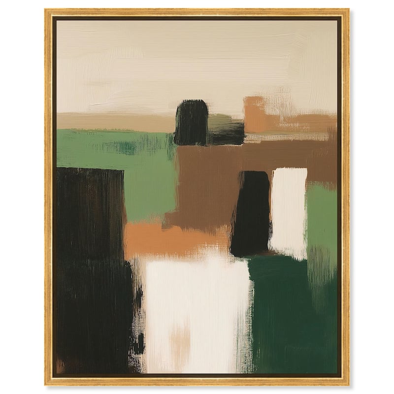 Underbrush Musings II Canvas by Art Remedy - 30" x 36" - Gold
