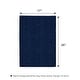 preview thumbnail 94 of 110, Deconovo Non Slip Chenille Striped Bath Mat Soft Durable