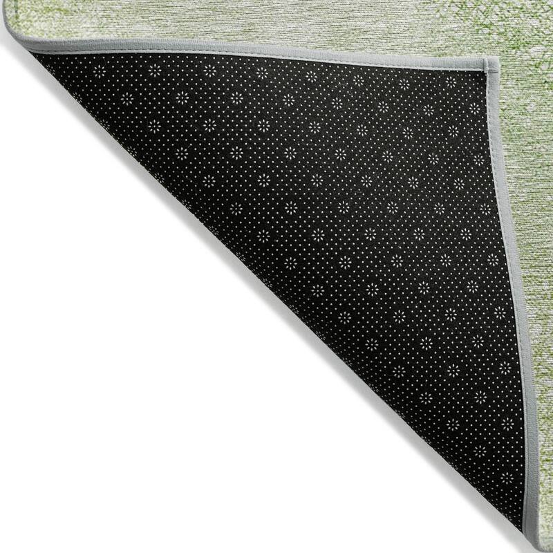 Machine Washable Indoor/ Outdoor Boho Sphere Chantille Rug