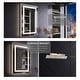 preview thumbnail 63 of 79, Modland 24"-42W x 36"H LED Medicine Cabinet Mirror with USB Charging,5x Makeup Mirror