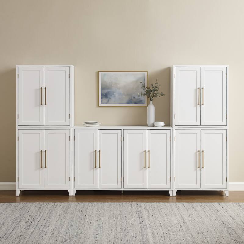 Crosley Roarke 3-Piece Sideboard And Pantry Set