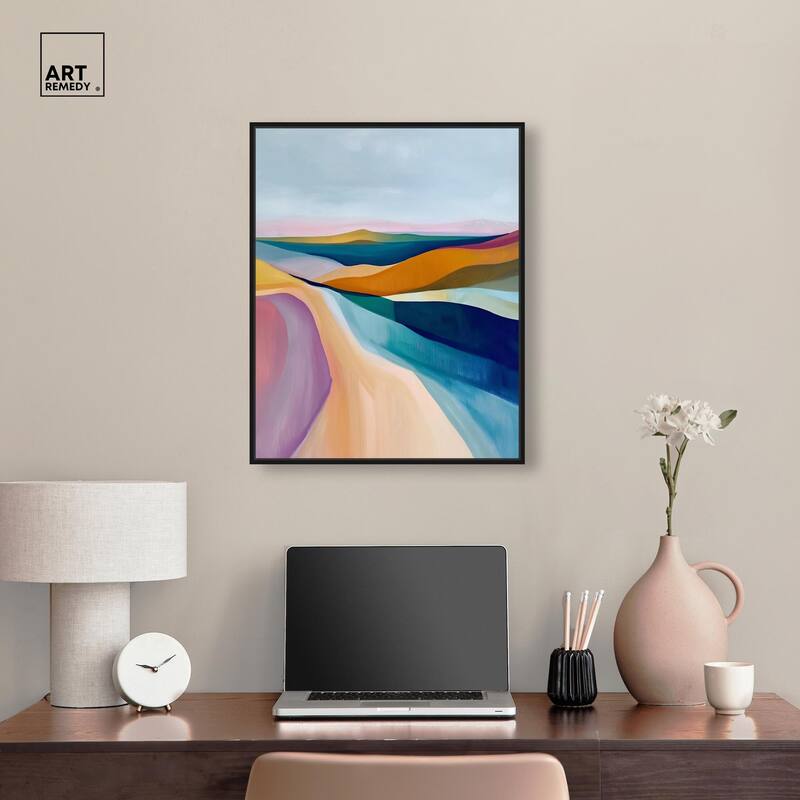 Colorful Dunes II Canvas by Art Remedy