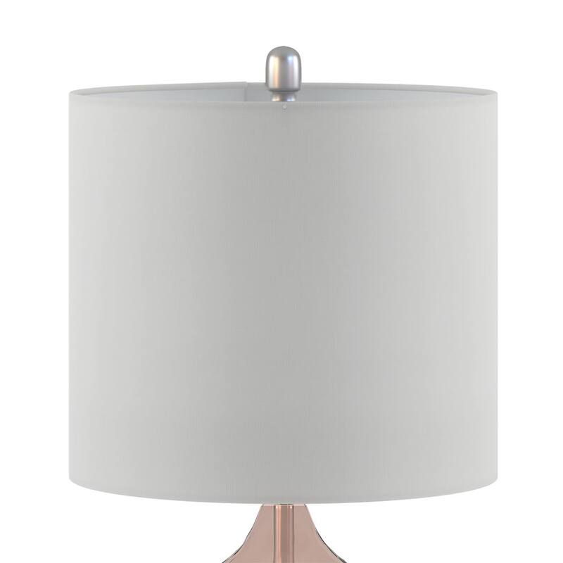 Ellipse Curved Glass Table Lamp, Set of 2 for living room,bedroom,and dining room