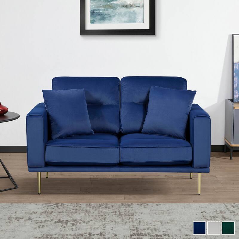 Valleton Velvet Living Room Loveseat