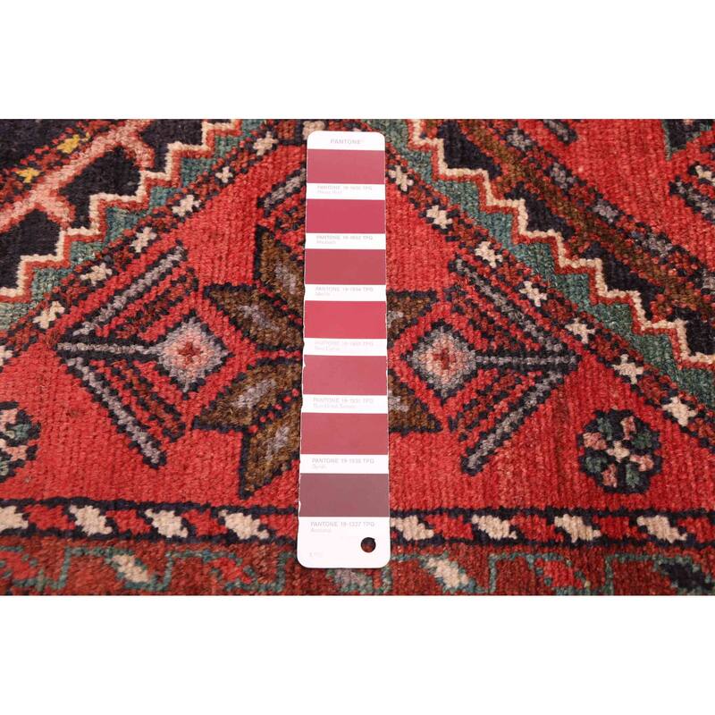 ECARPETGALLERY Hand-knotted Konya Anatolian Red Wool Rug - 3'5 x 9'7