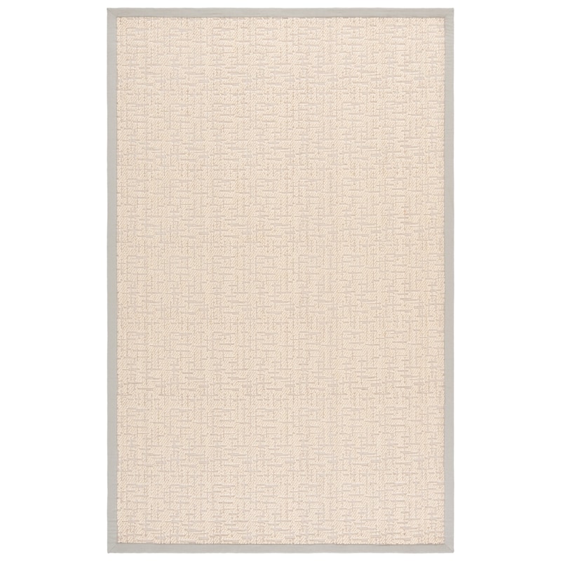 SAFAVIEH Palm Beach Dany Wool & Jute Rug - 6' x 9' - 6' x 9' - Ivory
