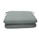 Thumbnail 5, 18-inch Square Solid-color Sunbrella Outdoor Seat Cushions (Set of 2). Changes active main hero.