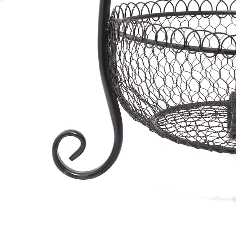 Metal Tiered Server - Black - Roche River Decor