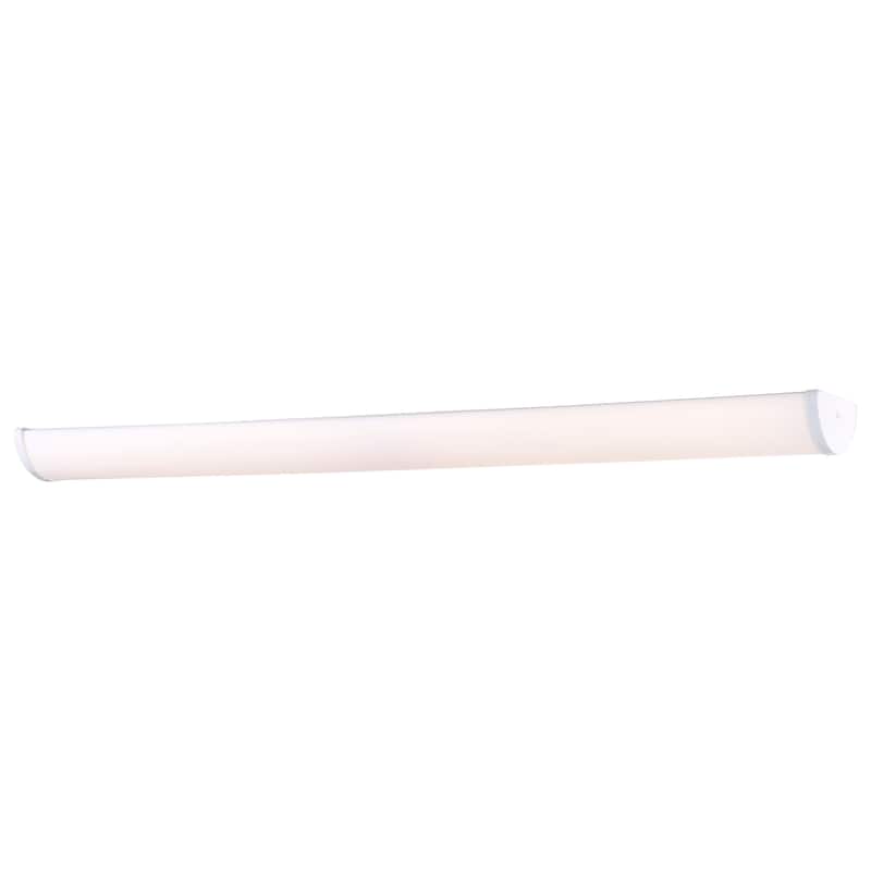 Crispo LED 49 inch Vanity Fixture White Finish CCT Selectable 3K/4K/5K