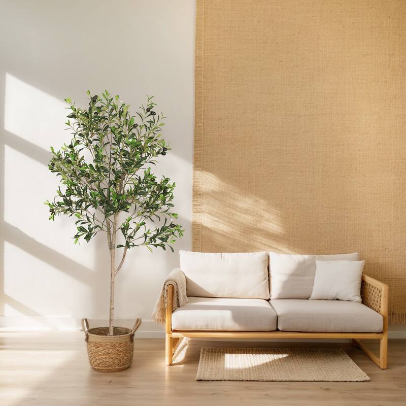 150cm Removable Artificial Olive Tree Faux Greenery For Indoor Home And Office Decoration 1pcs/Set