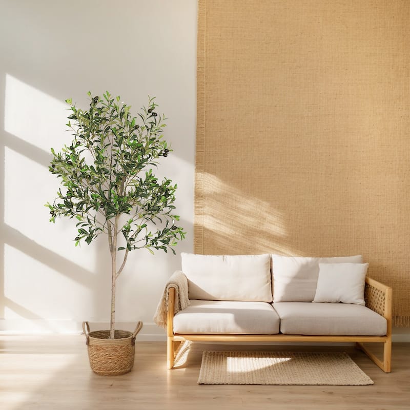 150cm Removable Artificial Olive Tree Faux Greenery for Indoor Home and Office Decoration 1pcs/set