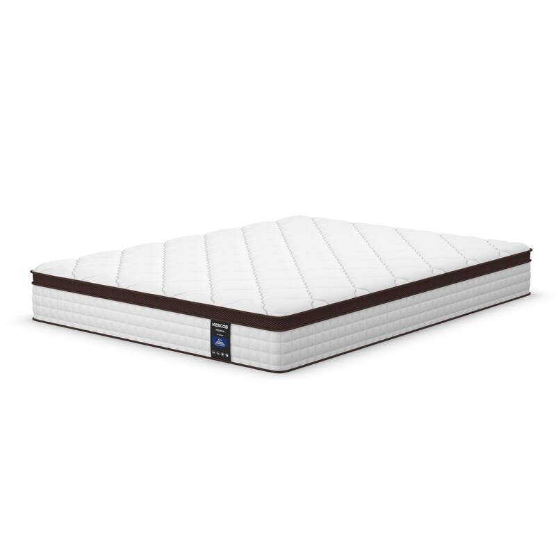 Kescas 8inch Memory Foam Motion Isolation Pocket Spring Mattress On