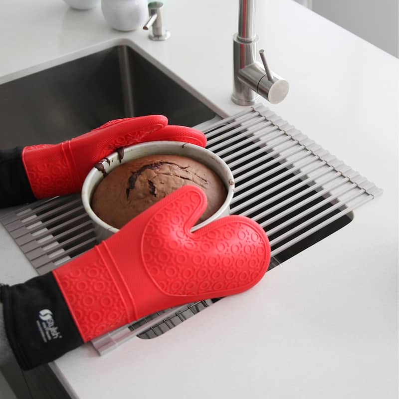 STYLISH Multipurpose Over Sink Roll-Up Dish Drying Rack