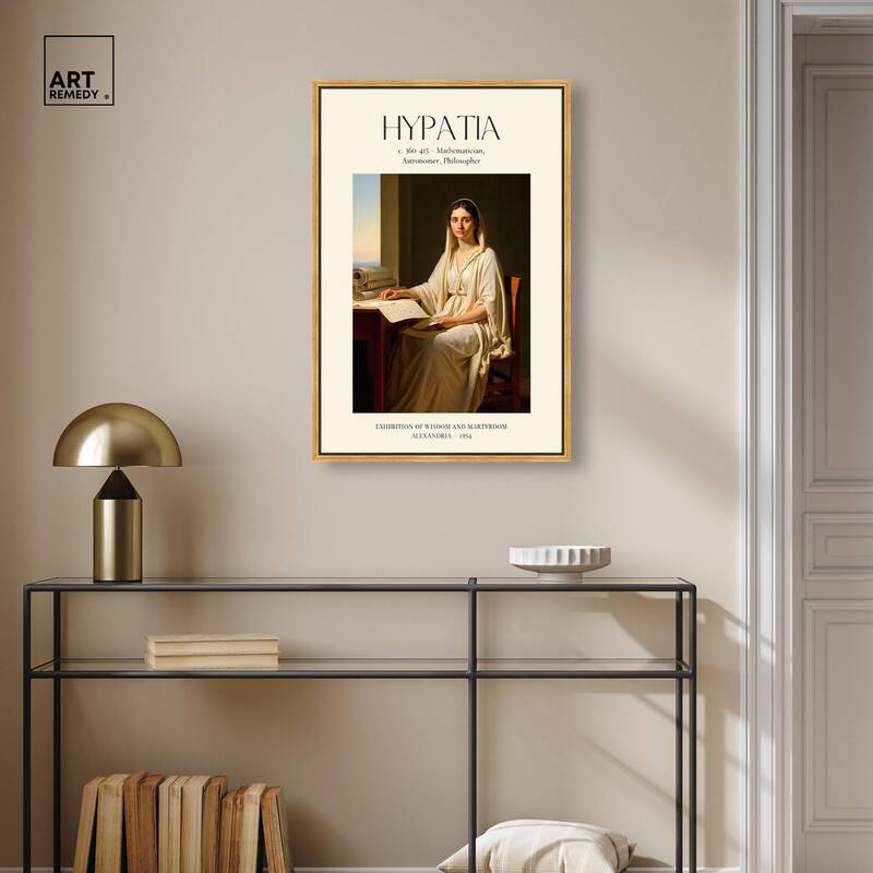 Philosopher of Alexandria Canvas by Art Remedy