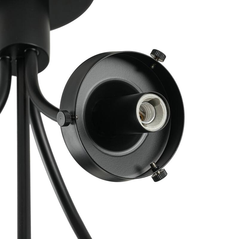 Modern 4-Light Glass Bubble Sputnik Semi Flush Ceiling Light