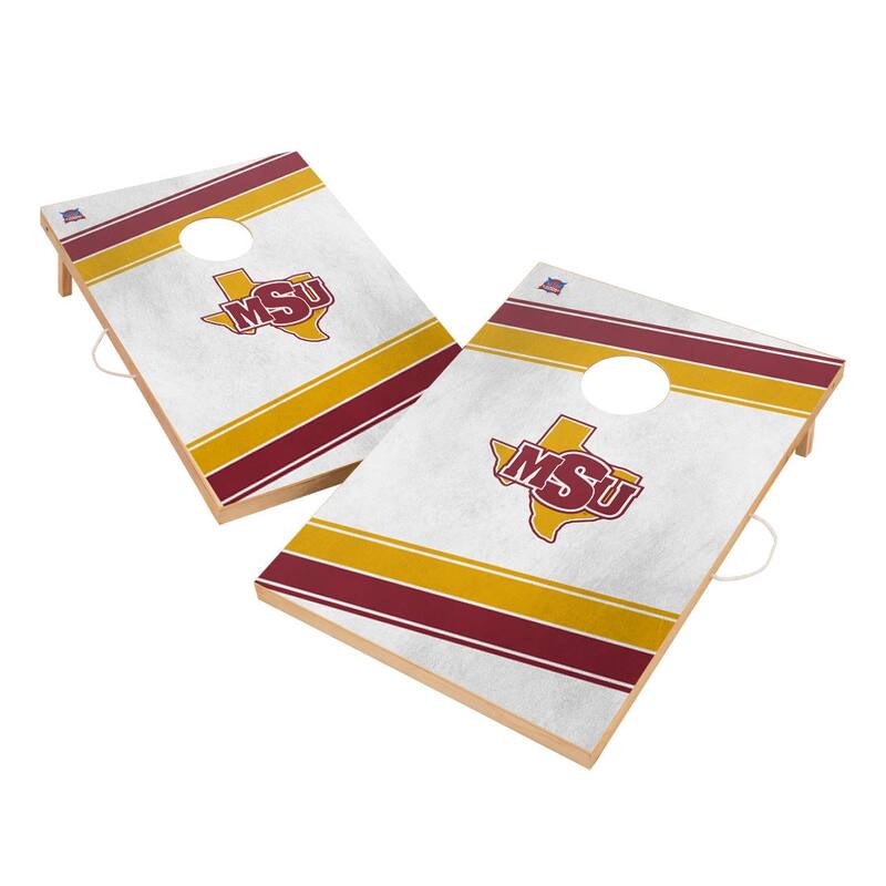 Midwestern State Mustangs Regulation 2x4 Cornhole Set