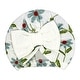 preview thumbnail 5 of 3, Baby Girls 3 Piece Lightly Quilted Hello Big World Layette Set, Cream Floral