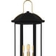 preview thumbnail 5 of 5, Crestfield 3-Light Matte Black Outdoor Post Lantern