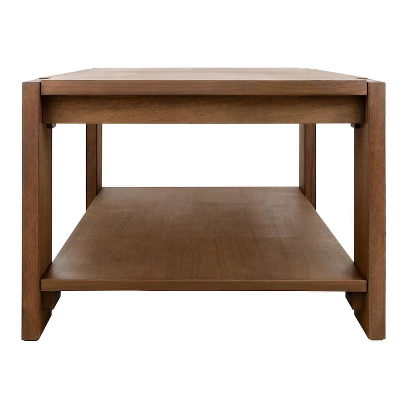 NPD Furniture Morton Rectangular Coffee Table with Open Shelf