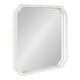 preview thumbnail 31 of 66, Kate and Laurel Marston Square Wood Wall Mirror 24x24 - White